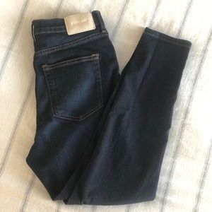 Everlane Ankle High Rise Skinny Jean Deep Indigo
